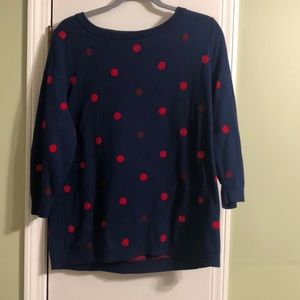 Lands End crew neck pullover sweater